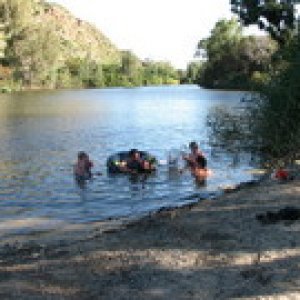 Cooling off on New Years Eve 07 @ Robertson (Boland region)