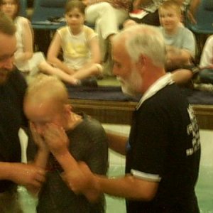 Nicholas' baptism a few years ago.