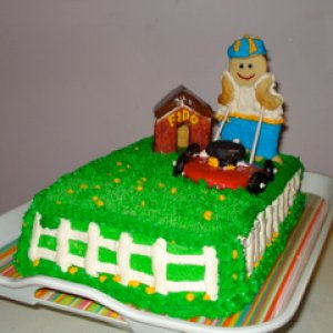 This was a cake I threw together for Father's Day 2008