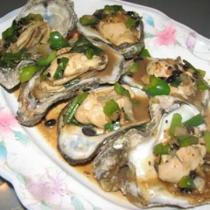 Oysters with Black Bean Sauce