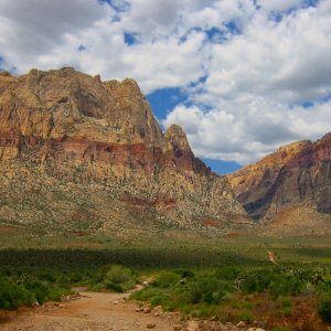 Not far from the bright lights and glitter, Las Vegas has a beautiful area for hiking and other recreation.