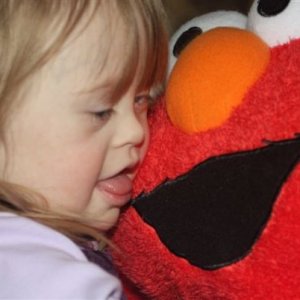 She LOVES Elmo!