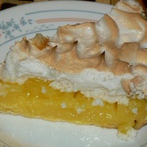 Lemon meringue slice