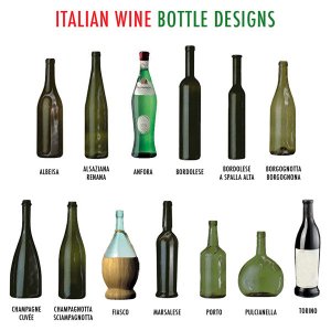Italian wine bottle designs