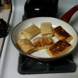 Blintzes.

Recipe is under the same name.