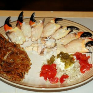 joe stone crab meal