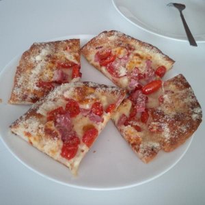 pizza in hotel kitchen