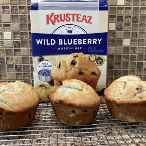 Jumbo Blueberry Muffins, from a mix