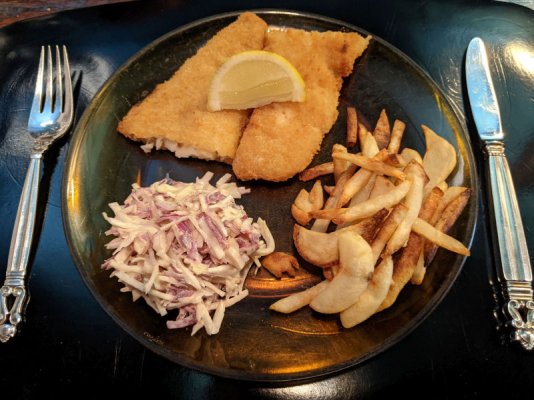 Click image for larger version

Name:	Fish and chips with homemade coleslaw 2.jpg
Views:	13
Size:	152.1 KB
ID:	52426