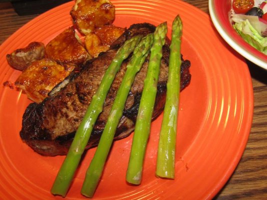 Click image for larger version

Name:	NY Strip, marinated & Pan-Fried 7-24-22.jpg
Views:	28
Size:	77.1 KB
ID:	52673