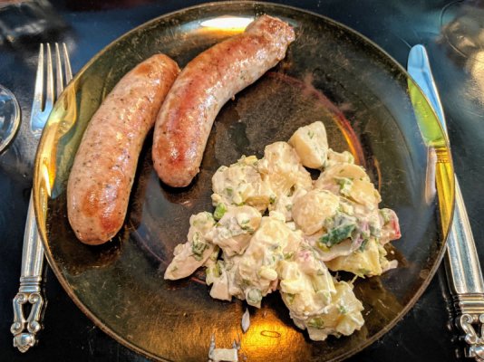 Click image for larger version

Name:	Roasted onion sausages and potato salad.jpg
Views:	5
Size:	173.2 KB
ID:	52835