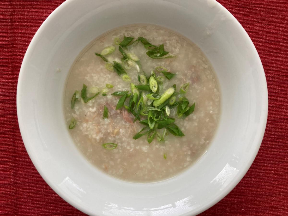 A nice big bowl of Jook or Congee for breakfast is so comforting.