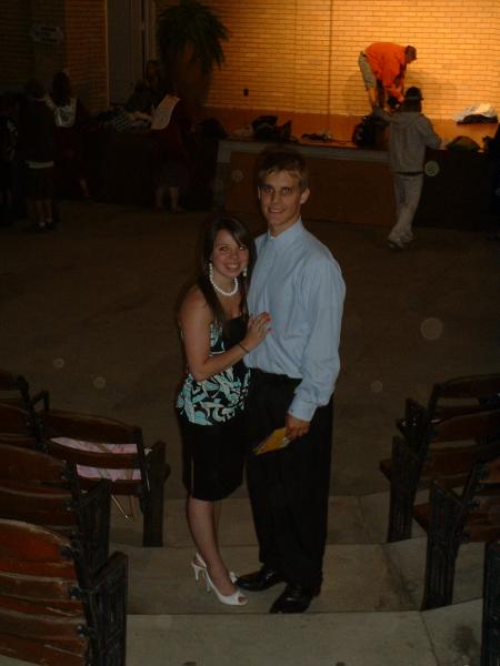 Bethany and he fiance at graduation