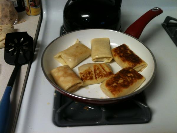 Blintzes.

Recipe is under the same name.