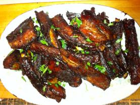 Cheezy's Chinese ribs.