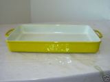 COPCO BAKING PANS IN YELLOW & FLAME