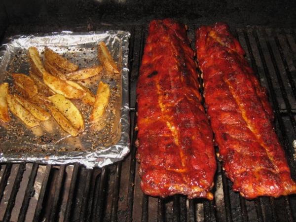 Grilled Ribs & Wedges