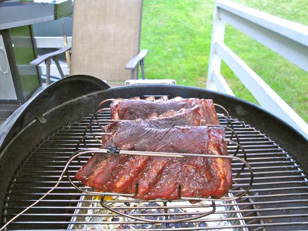 Hickory smoked St. Louis ribs