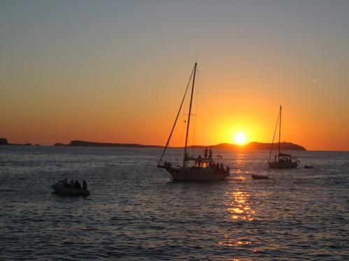 Ibiza sunset.