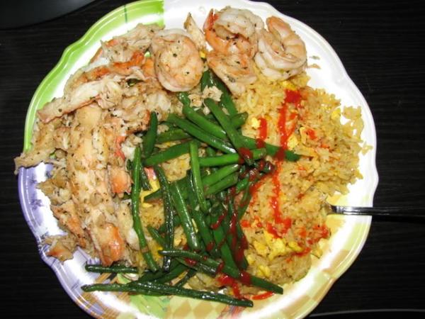 King Crab rice plate