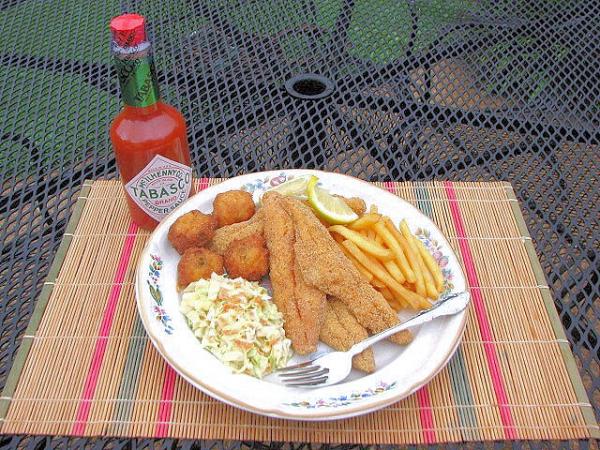 Mississippi Fried Catfish and Hushpuppies