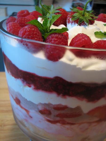 Red Berry Mascarpone Trifle