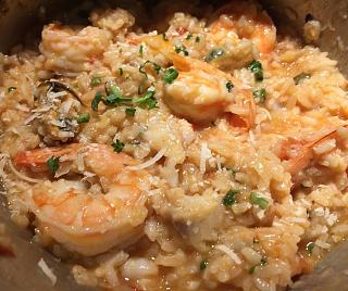 seafood risotto..