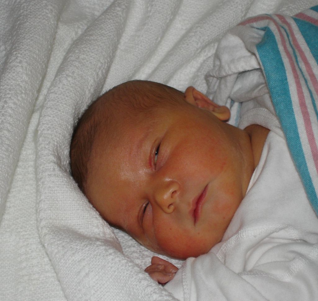 Steven Andrew at 1 day old.