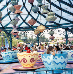 Tea cups at Disney.