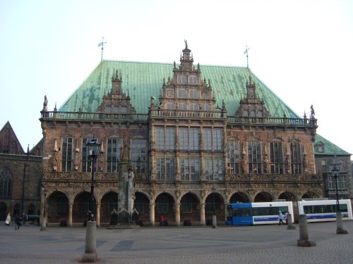 The Town House of Bremen, up in the north