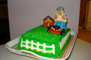 This was a cake I threw together for Father's Day 2008