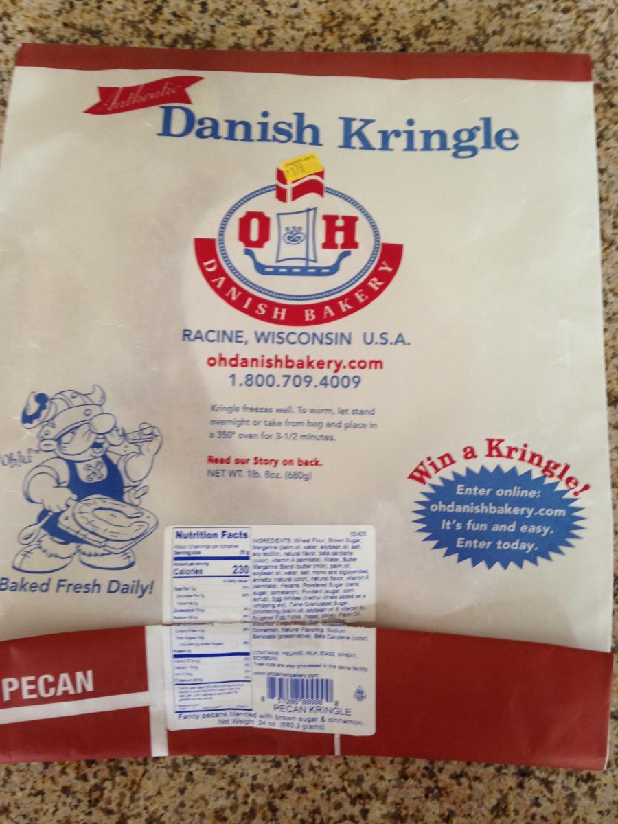 We just love this Pecan Kringle from Trader Joe's