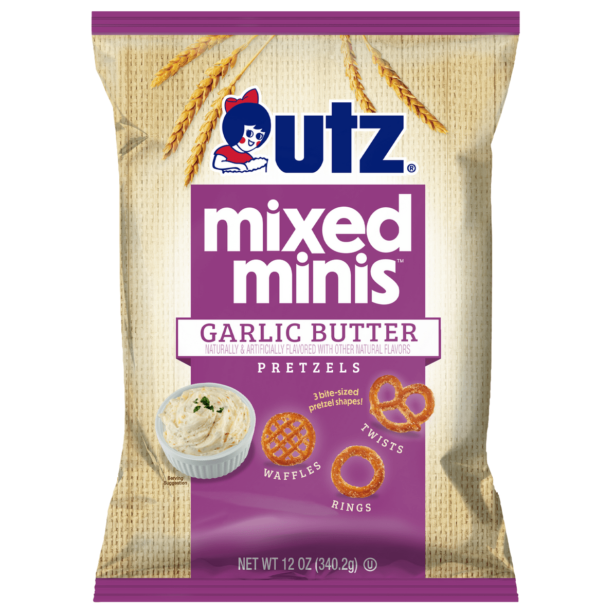 0-41780-35317-7_Utz_12oz_Mixed_Minis_Garlic_Butter_Pretzels_Bag_front_1194x.png